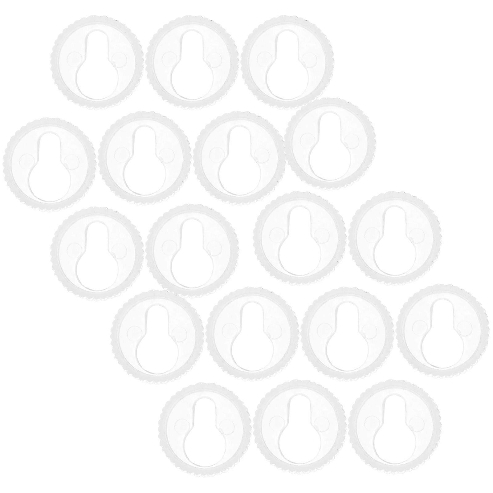 Round Keyhole Picture Frame Hangers Wall Mounting For Diy Enthusiasts 2x2cm 50Pack