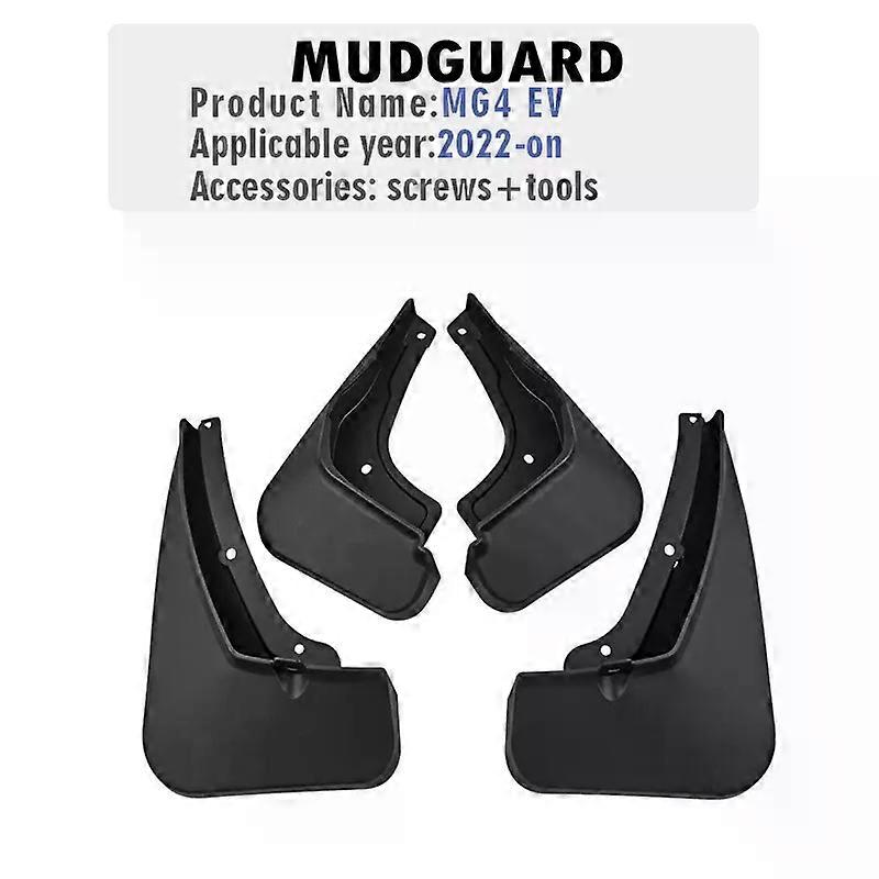 Fender for MG 4 MG4 EV Mulan Hatchback 2022 2023 2024 Mud Flaps Splash Guard Mudguards MudFlaps Styling Car Accessories