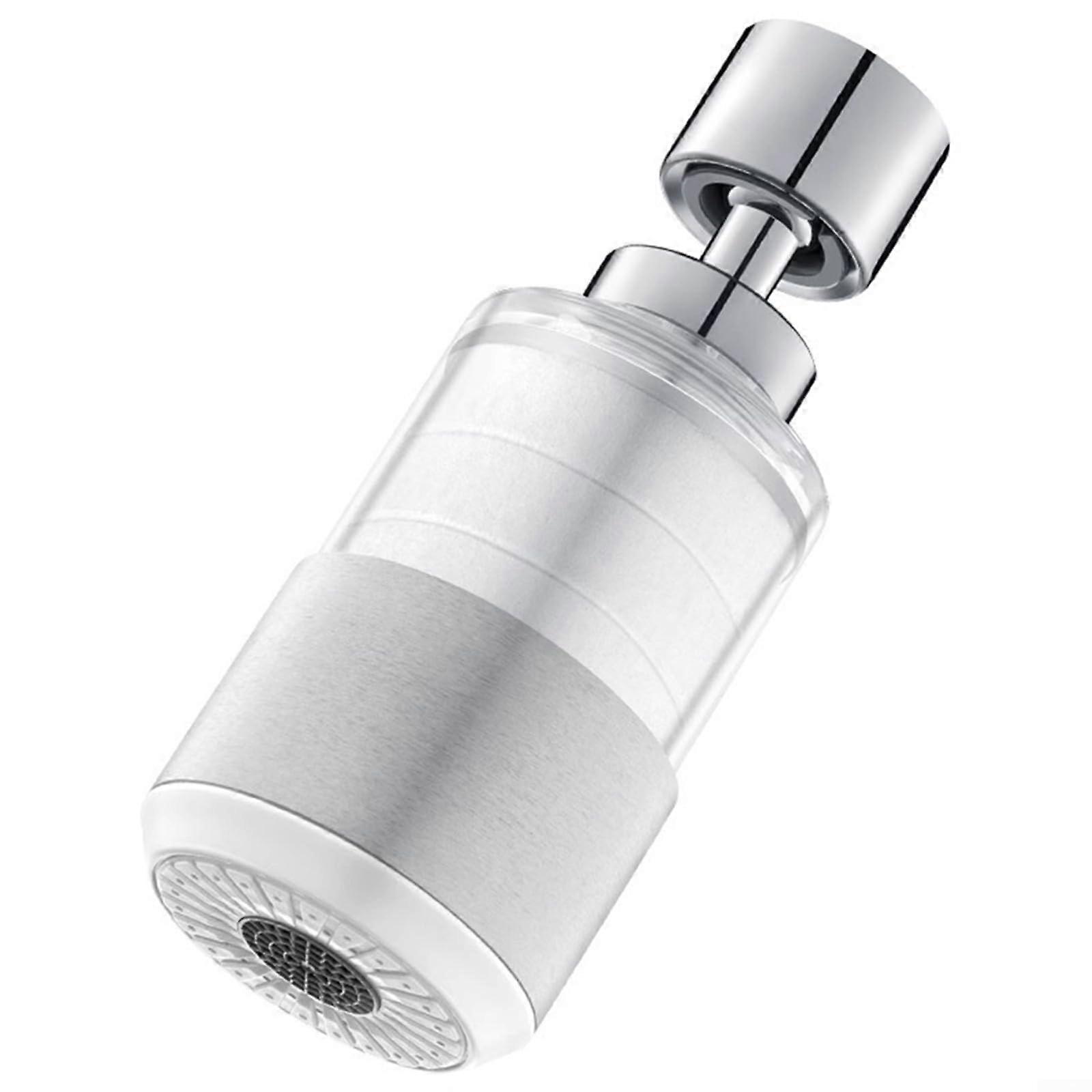 Splash-proof Shower Head Filter Silver for Efficient Water Use and Compatibility with Standard Shower Systems
