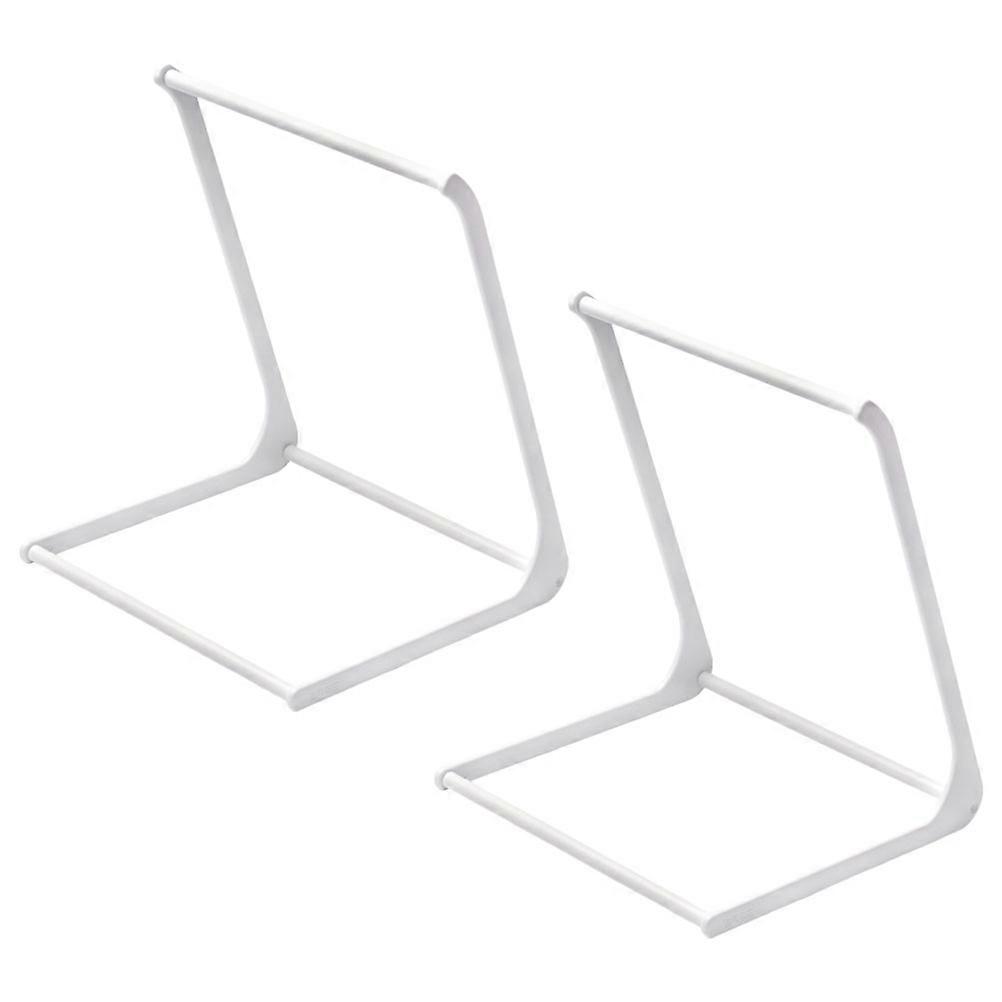 Space-Saving Closet Organizer Hanger Storage Rack Triangular Structure Plastic 30.8X24.7X20.8CM 2Pcs