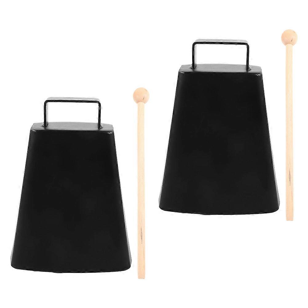 Here's a well structured product description and overview for the **"2 Sets Metal Cowbell With Handle And Stick"**, suitable for listings or