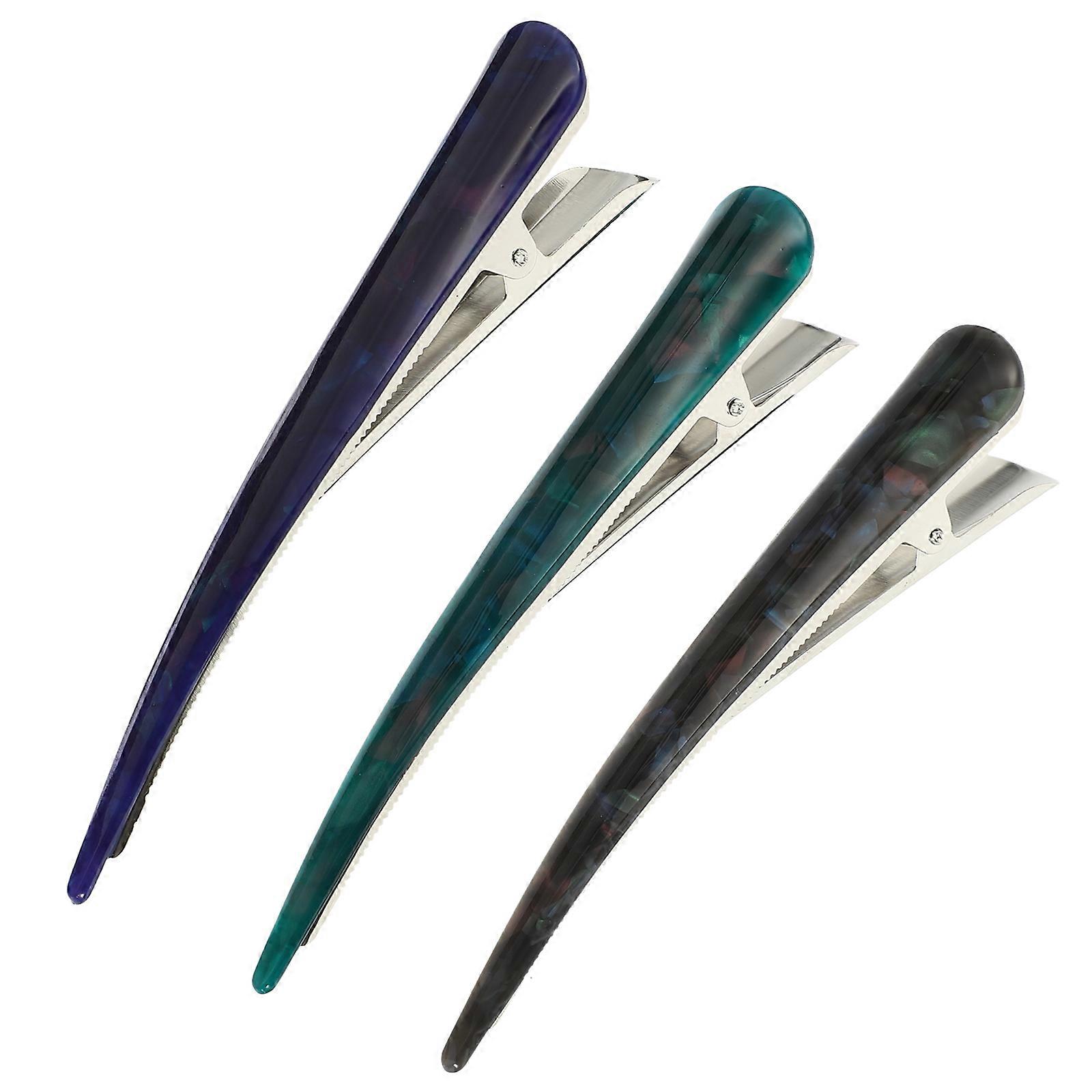 Acrylic Large Hair Clips for Women with Multi Color Perfect for Decoration and Various Occasions 3 Pieces
