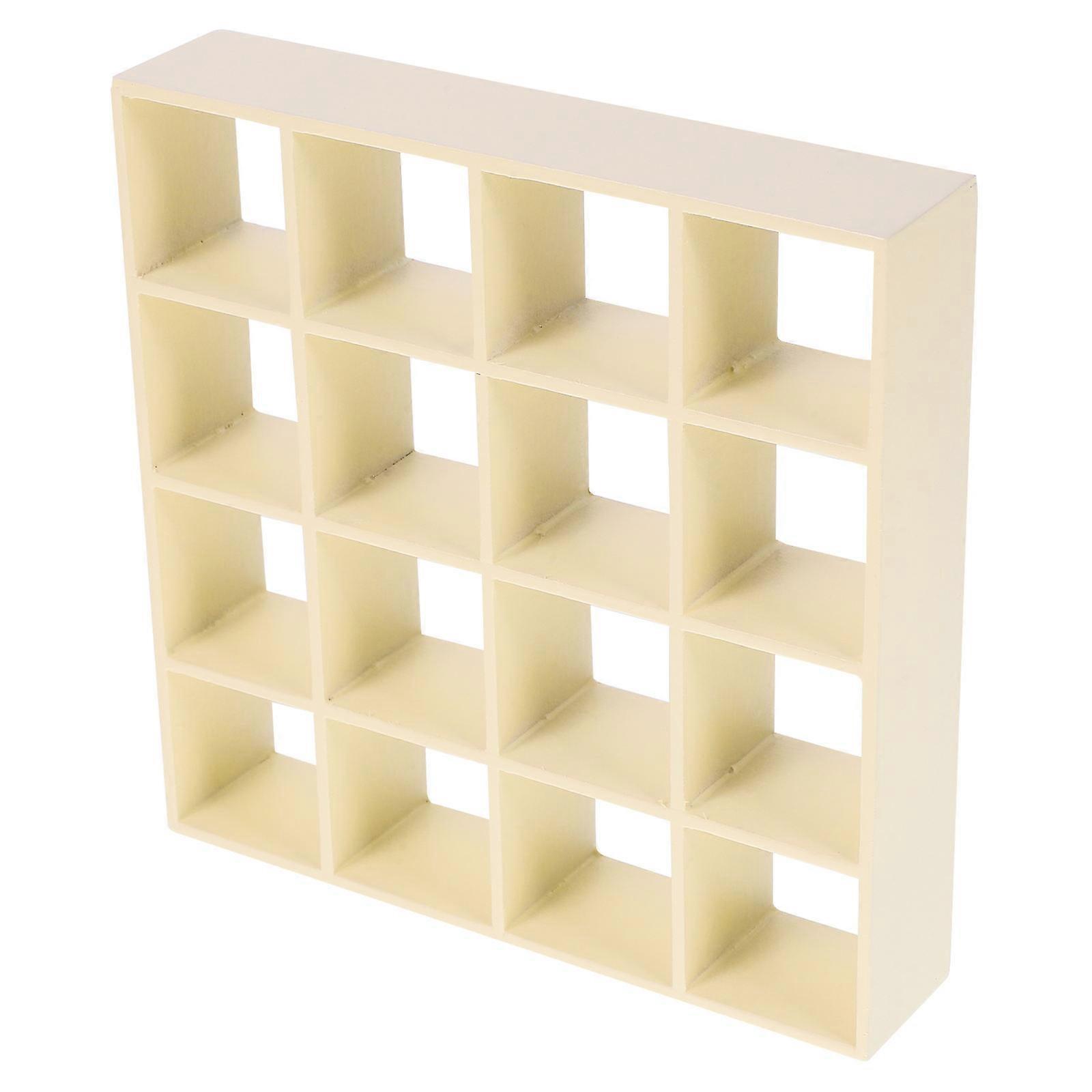 Miniature Cabinet Compact White Display Case for Dollhouse Decor, Home Ornament, DIY Scenes and Collectible Storage
