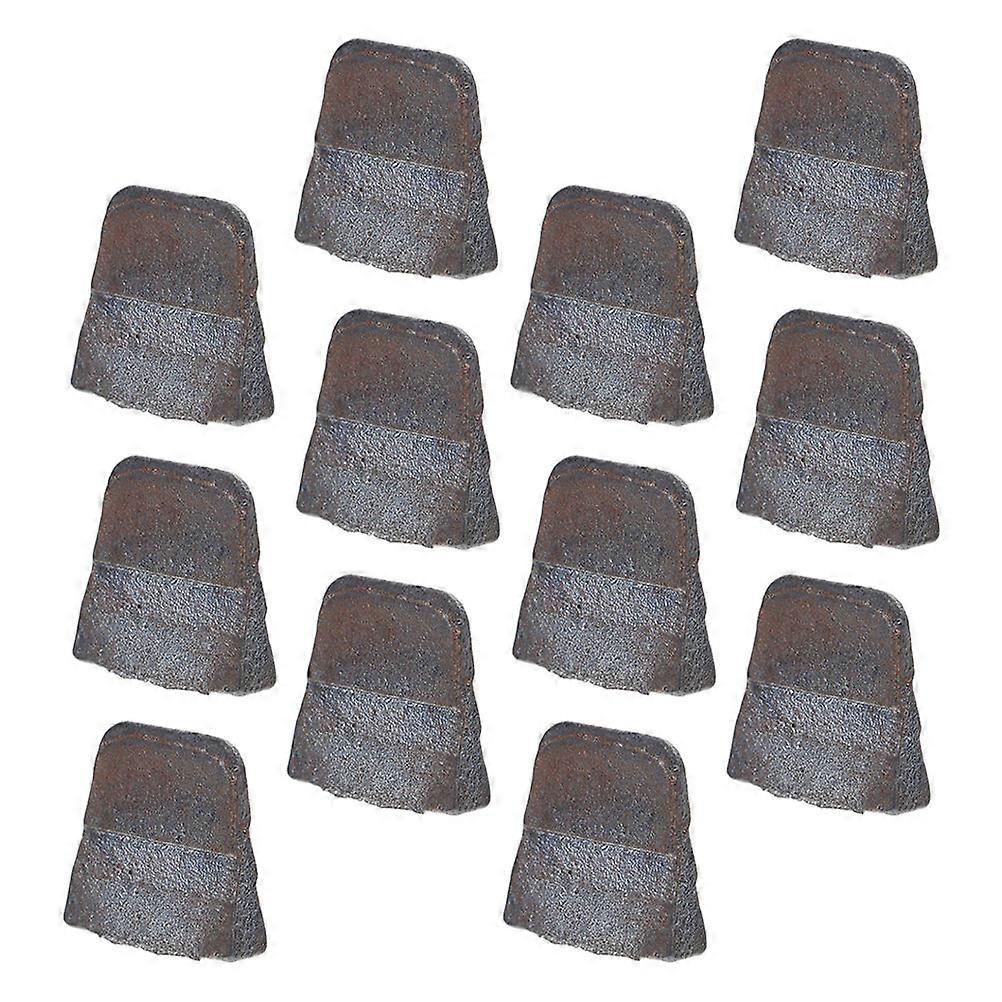 Blacksmith Hammer Wedge Metal Shims For Tool Handle Repair And Reinforcement Accessories Grey 1.90X1.80X0.50CM Stability Enhancement 12Pcs