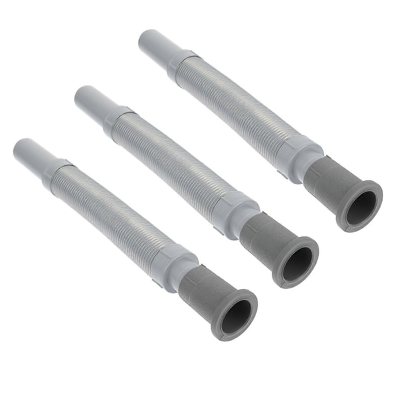 Bathroom Sink Drain Pipe Set Retractable Sink Drain Pipe Odor-Proof Easy Installation 3Pcs