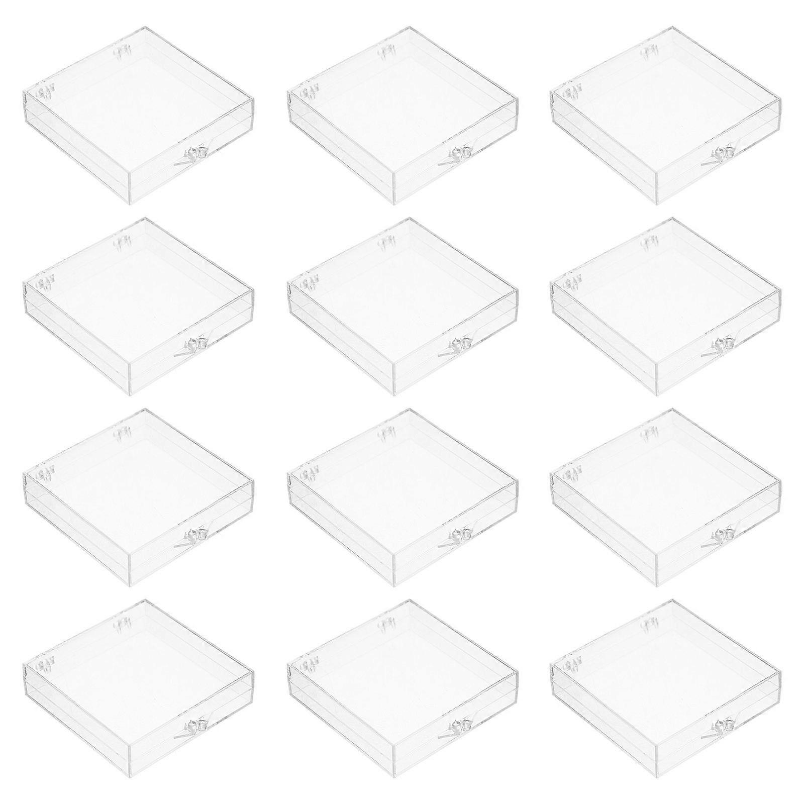 12Pcs Nail Art Tools Storage Tray with Organizer Box for Nail Tips and Salon Storage