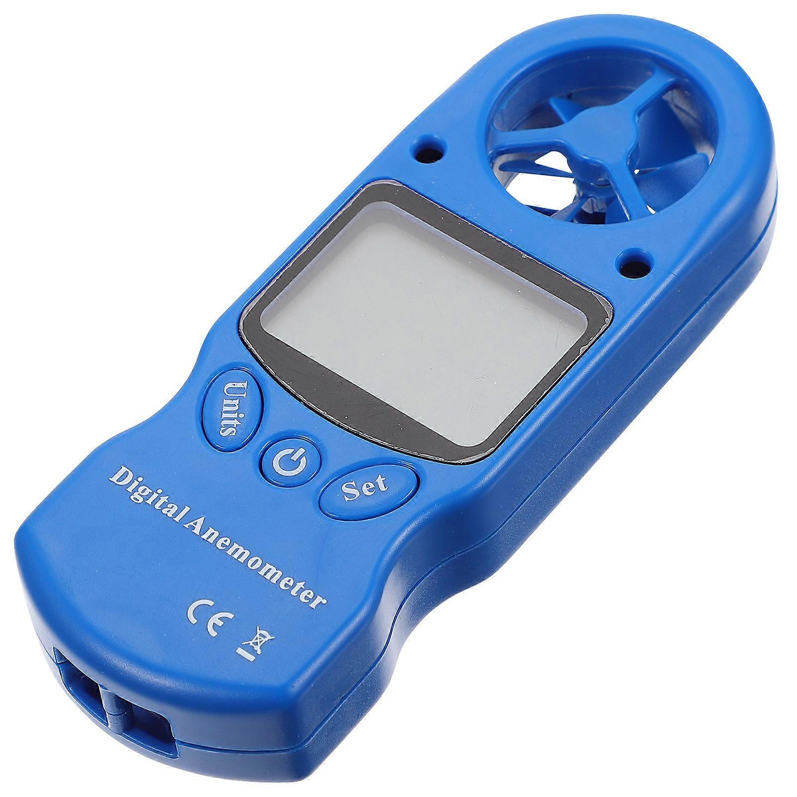 Practical Digital Anemometer For Oil Work Featuring Temperature Measurement In Compact Mini Shape 11.5X4.3X2CM 1Pack