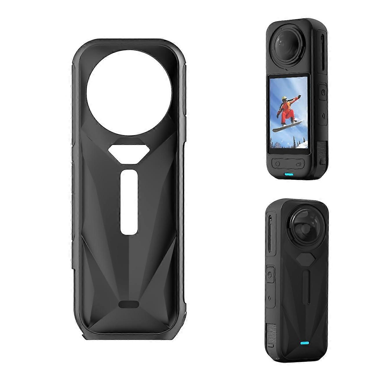 Silicone Case for Insta360 X5 - Soft Protective Cover for Insta 360 X5 Sports Camera, Durable Silicone Material, Custom Fit