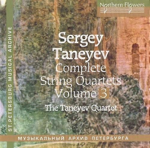 Taneyev String Quartet - Complete String Quartets 3 Nos. 3 & 8  [COMPACT DISCS] USA import
