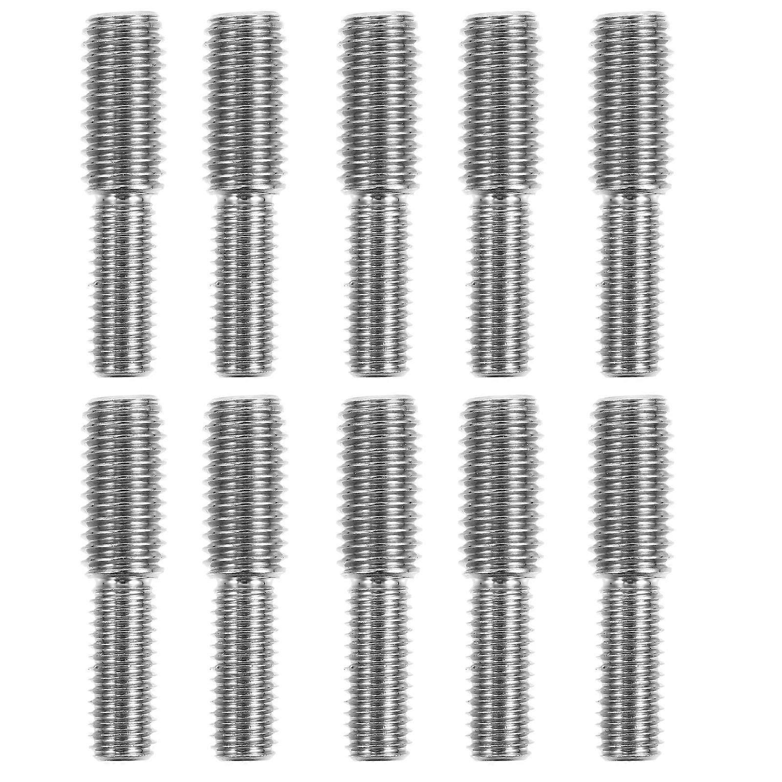 Stainless Steel Thread Adapter Screws for Tripod Connection and Easy Installation Silver 10PCS M8x20 to M10x20