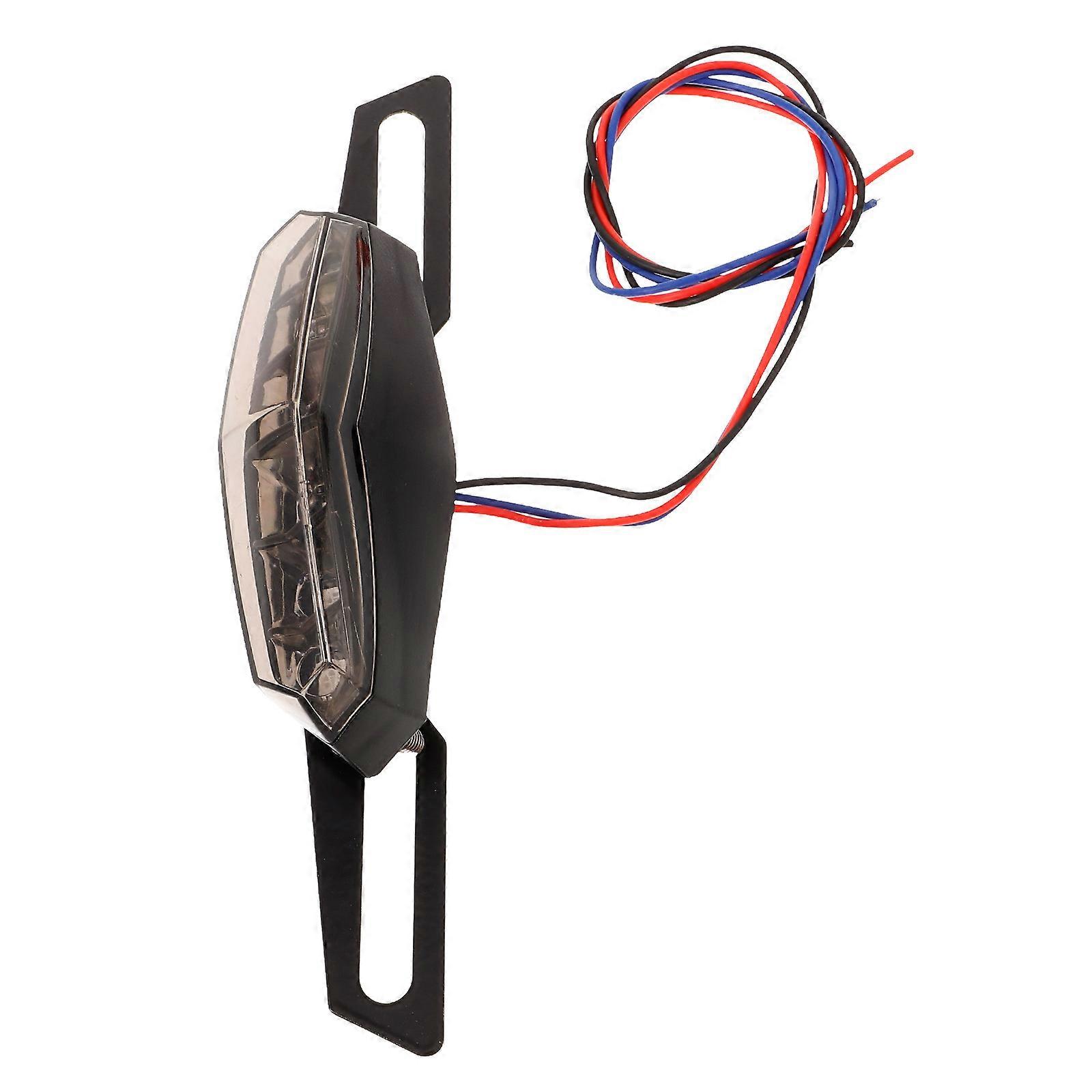 Universal Motorcycle Brake Light Suitable For Low Visibility Conditions Shock Resistant Durable Plastic 1Set