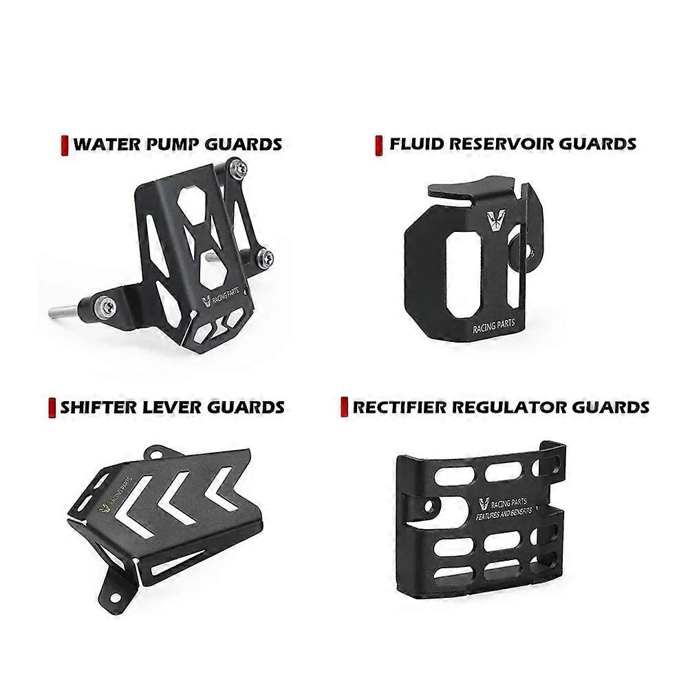 Applicable F900R F900XR Motorcycle Oil Fluid Reservoir Cover Water Pump Protector Regulator Rectifier Guard For BMW F900 R/XR 2020-2023