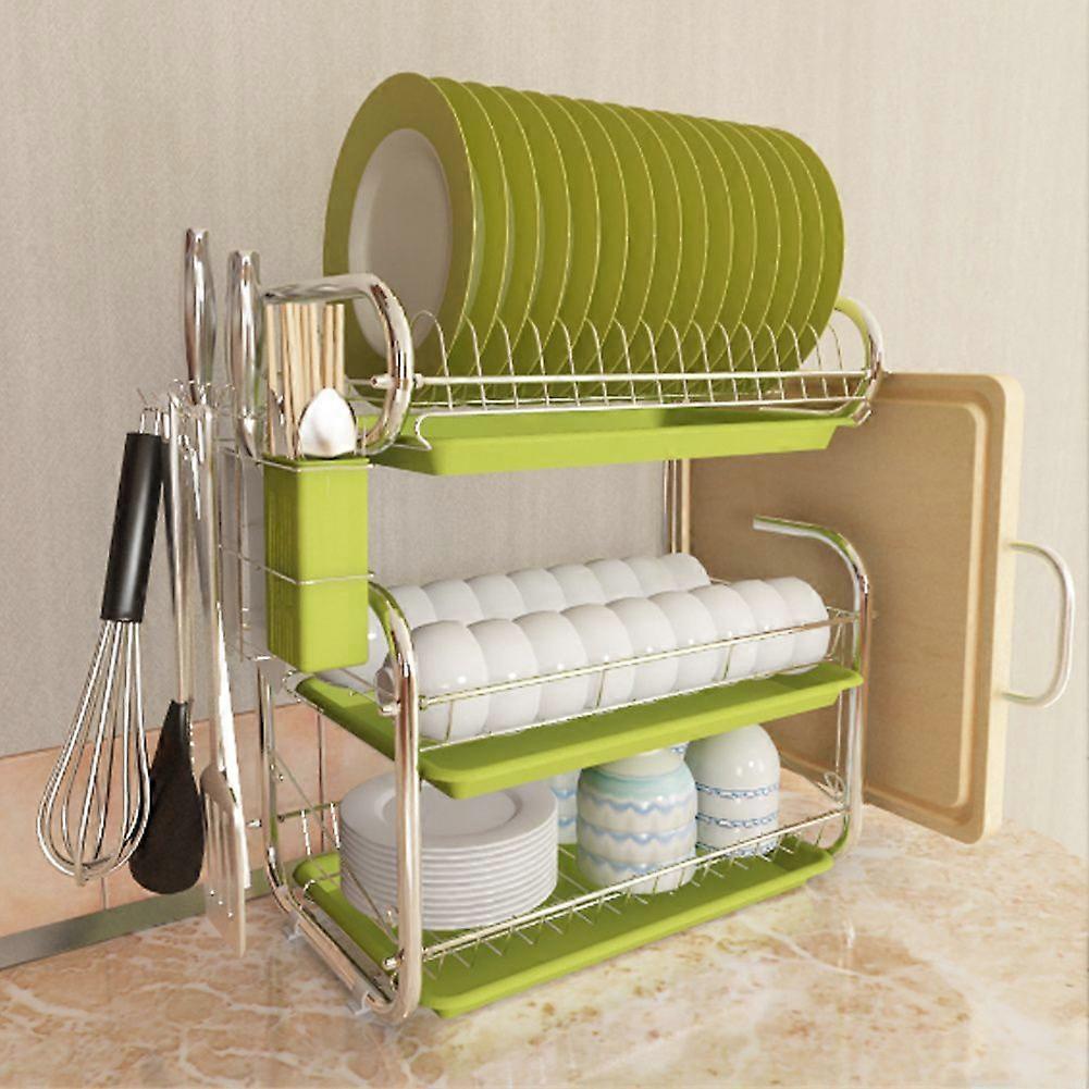 3 Tier Dish Drainer with Drip Tray