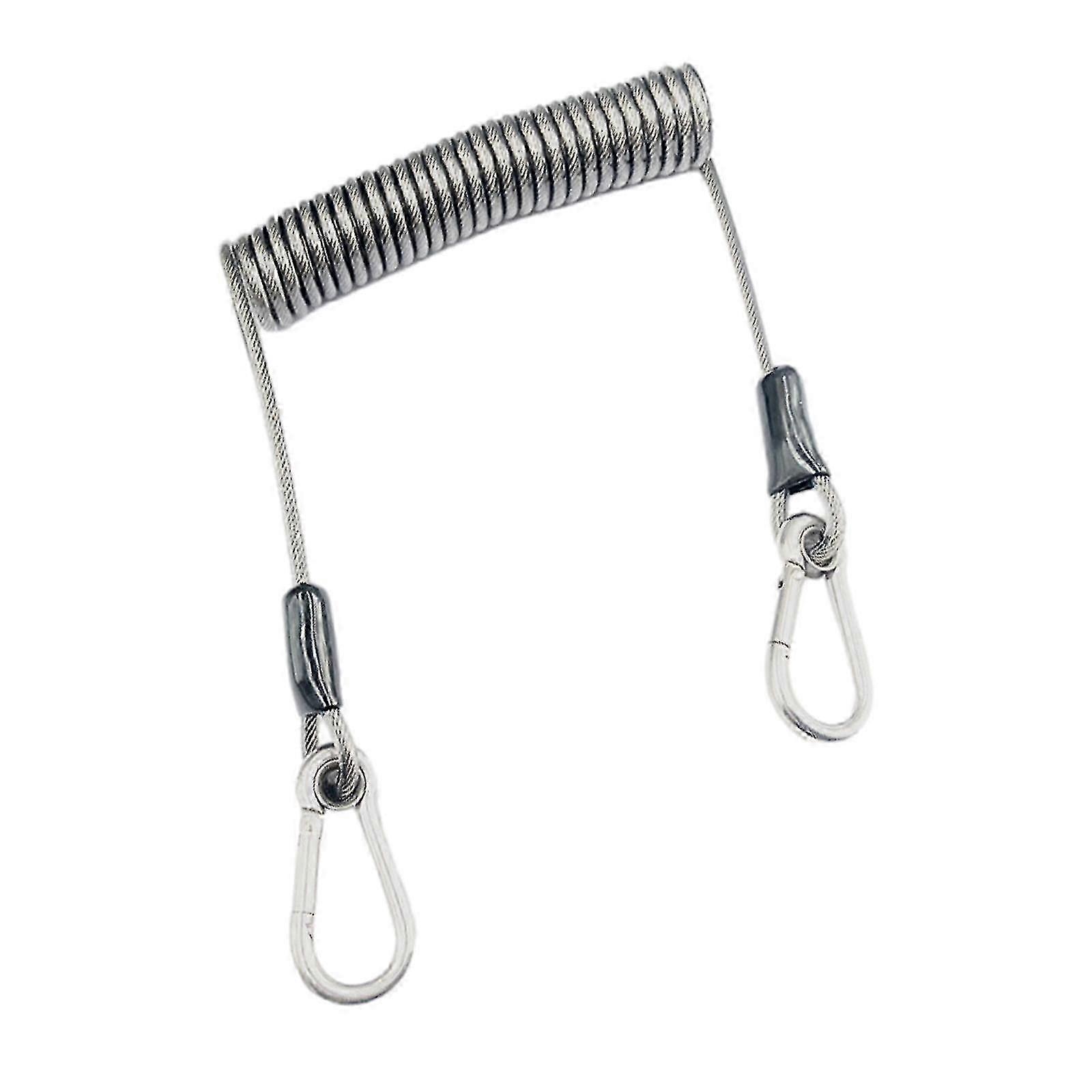 Durable Fishing Rod Support Lanyard Rope Spring Cord Tether Holder Suitable for Pliers, Hiking, and Kayaking Activities