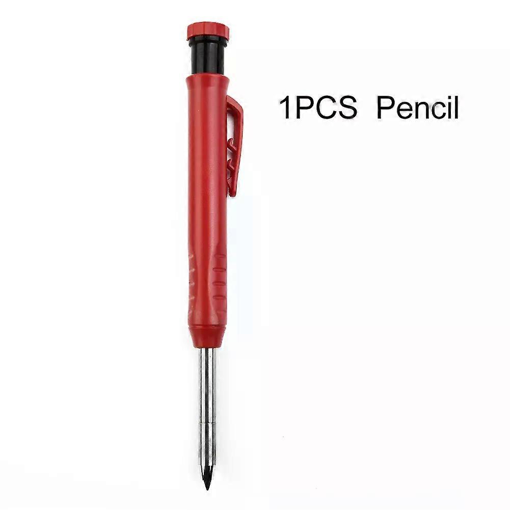 Wood Marking Pencil Carpenter Fixed Marker Crayon Set with Built-in Sharpener Carpenter Mechanical Pencil