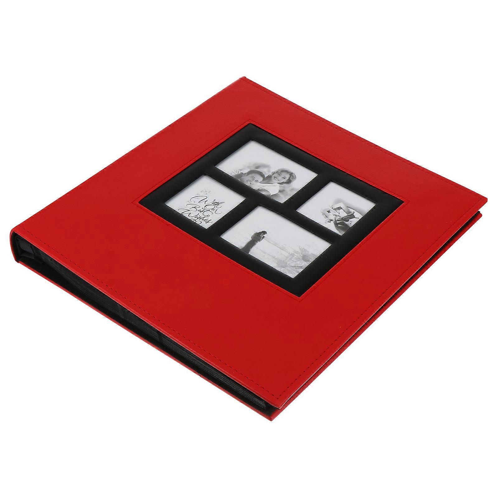 Photo Album 1Pc Designed For Couples With Elegant Pages Perfect For Gift Giving In Red Color