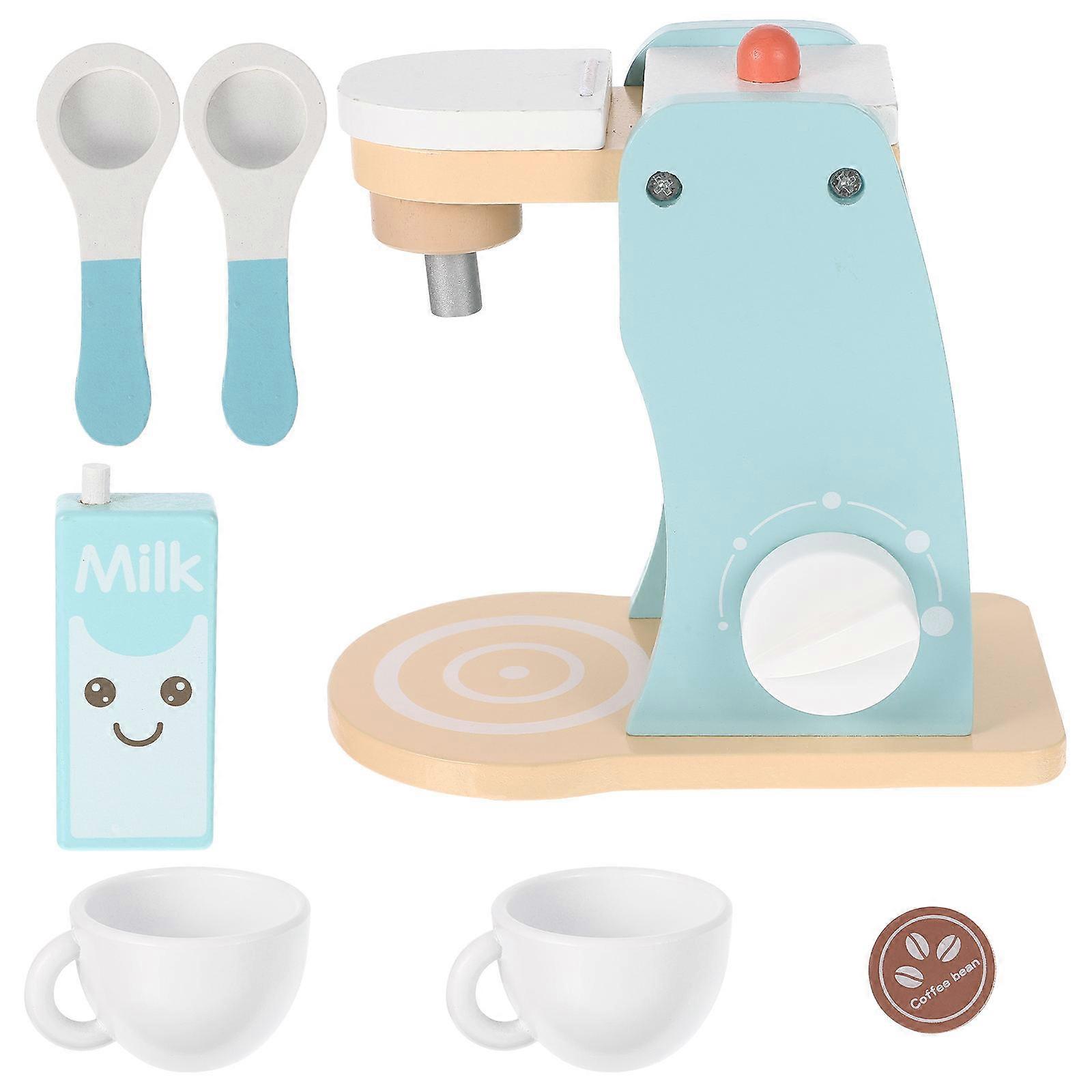 It looks like you're referring to a **mini coffee machine toy** designed for **DIY simulation play**, likely intended for children or for use in