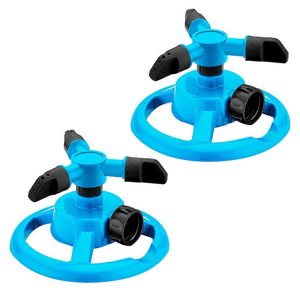 Durable Lawn Sprinkler with 360 Degree Rotating Nozzle for Garden Use in SkyBlue Color