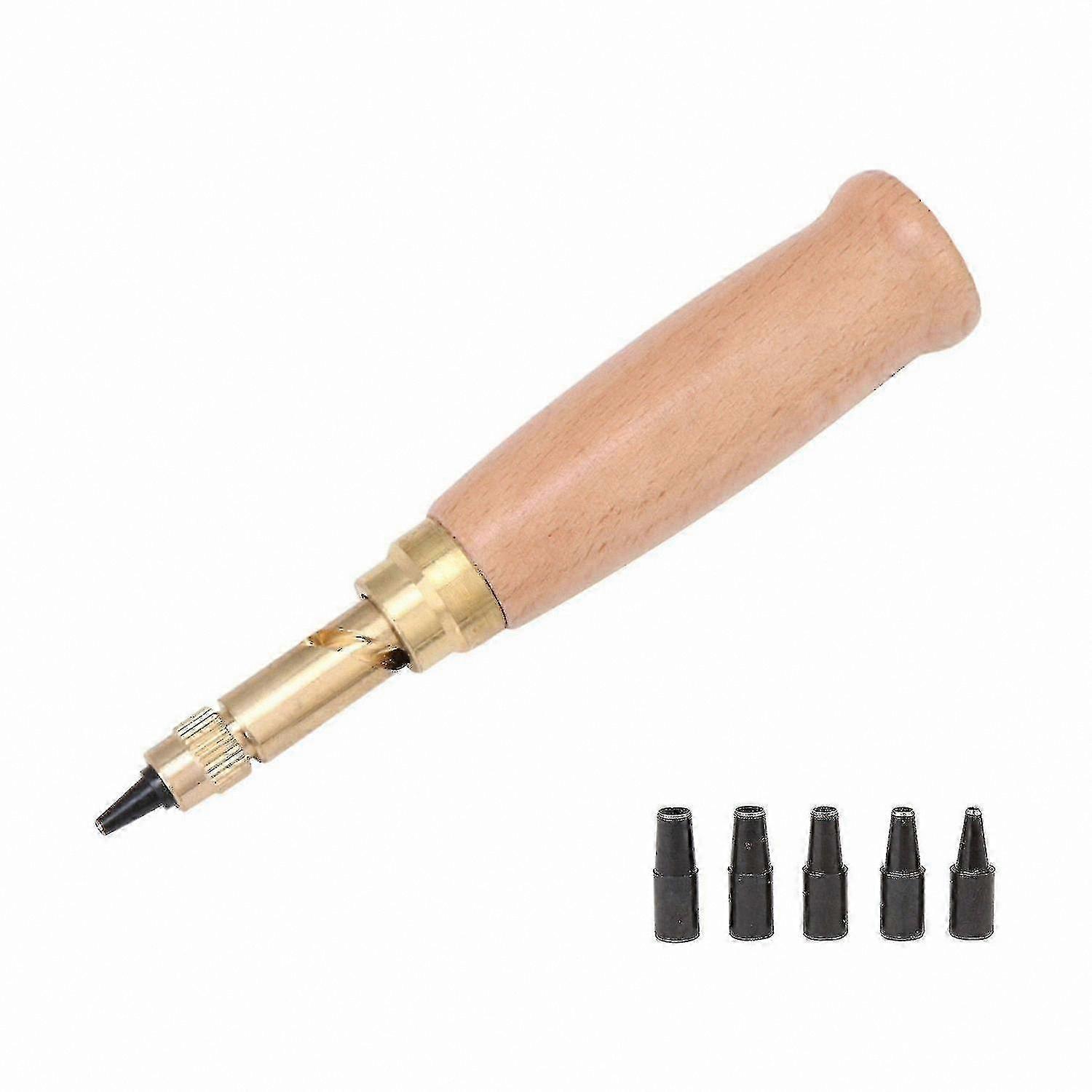 7-Piece Screw Hole Punch Tool Set for Bookbinding, Sewing, and Printing Projects