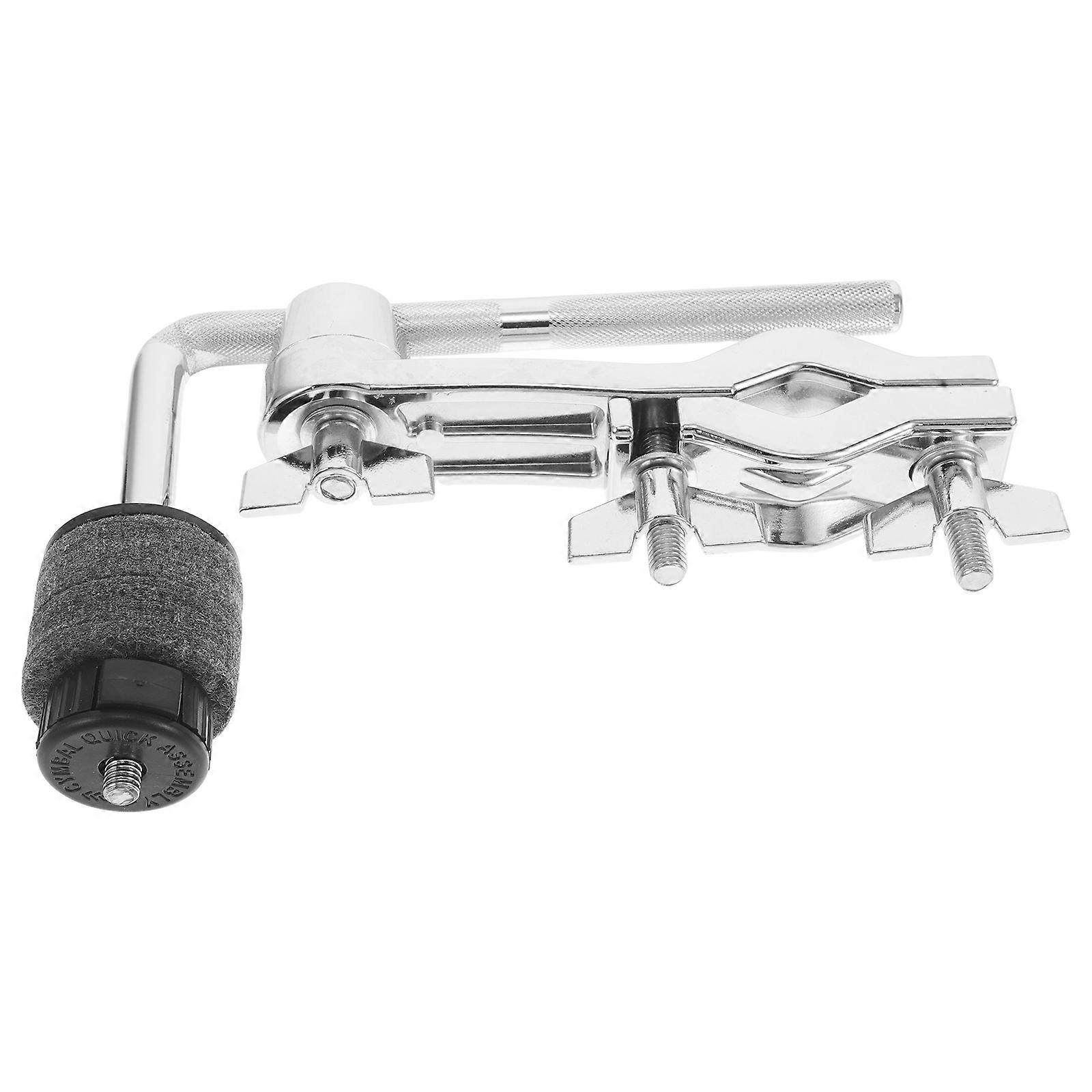 Adjustable Chrome Cymbal Extension Clamp for Drum Sets – Universal Arm Holder for Jazz & Percussion Instruments to Improve Sound Quality and