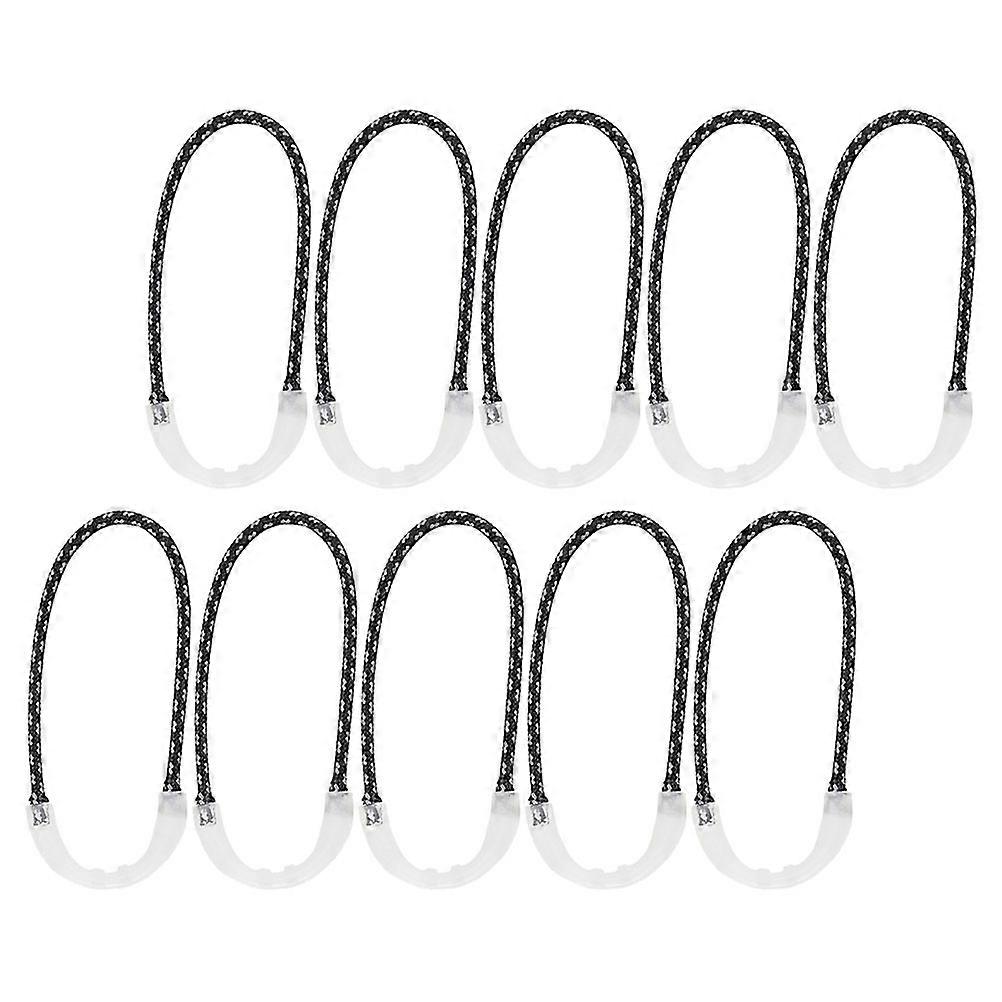 Luminous Zipper Pulls 10pcs – Durable Easy Grip Cords for Bags, Coats, Rucksacks & Luggage – Outdoor Sports Accessories