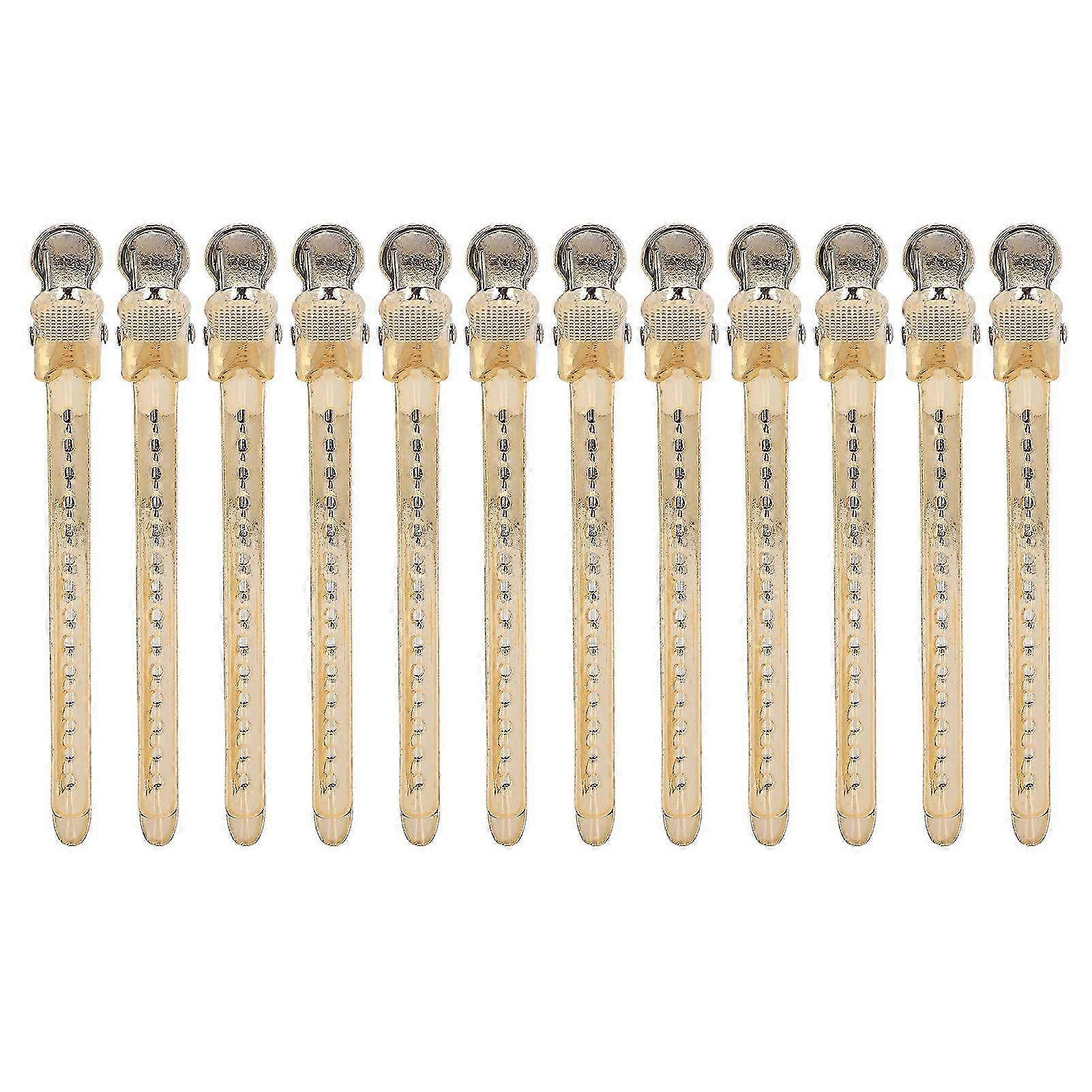 12pcs Duck Billed Hair Clips with Large Opening Angle - Durable & Practical Hairstyle Tool for Tighter Clamping Force & Easy Styling