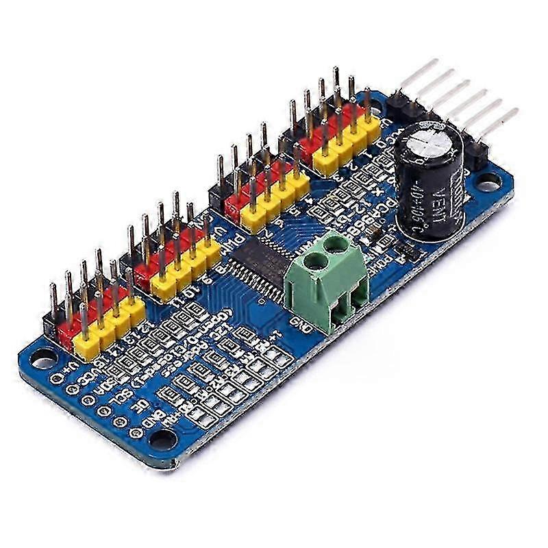 PCA9685 Module de pilote de servomoteur PWM 16 canaux 12 bits pour Arduino 2025