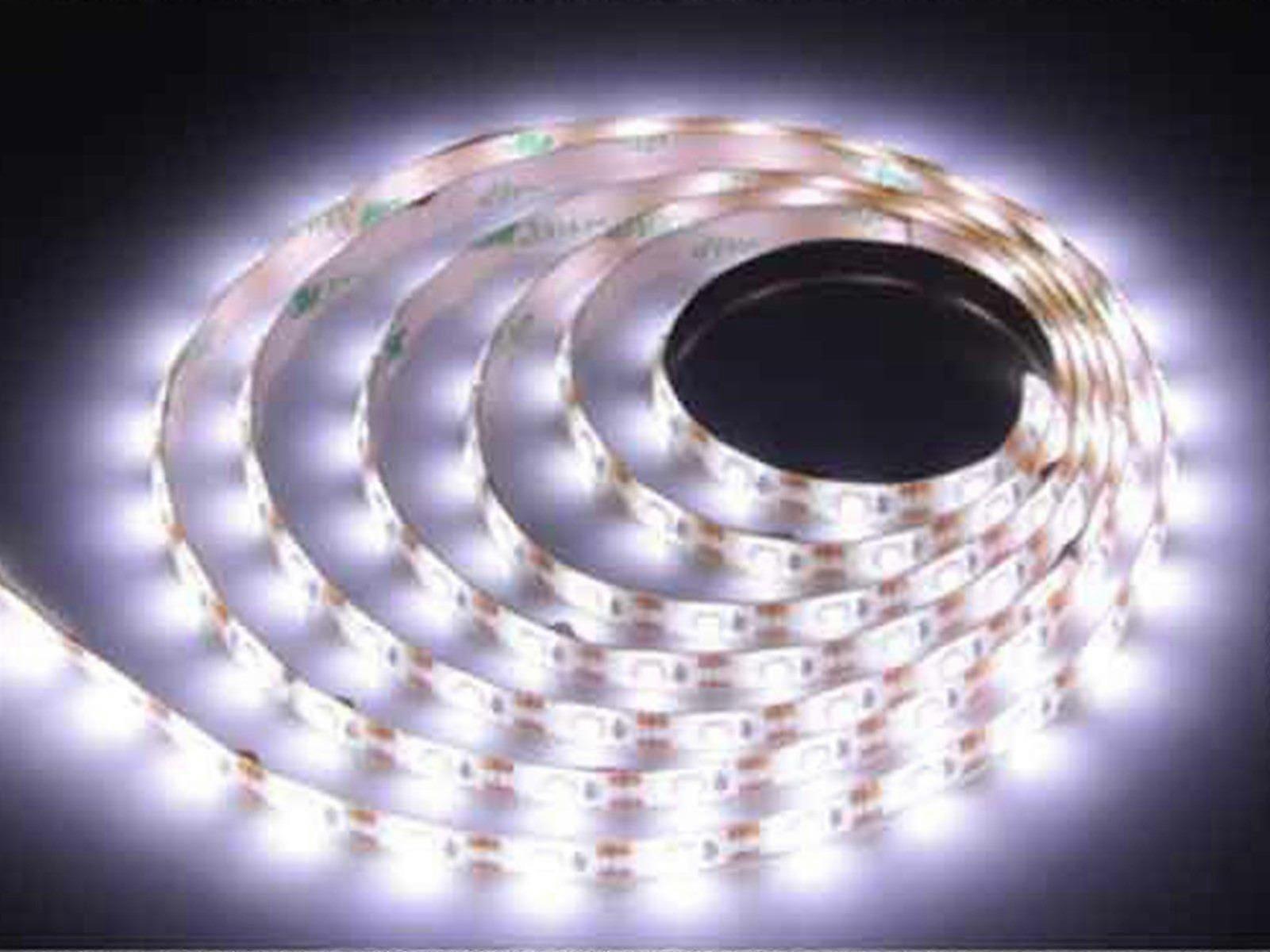 2M USB LED Strip Light Touch Switch Hand Scan Cabinet Lights White Light