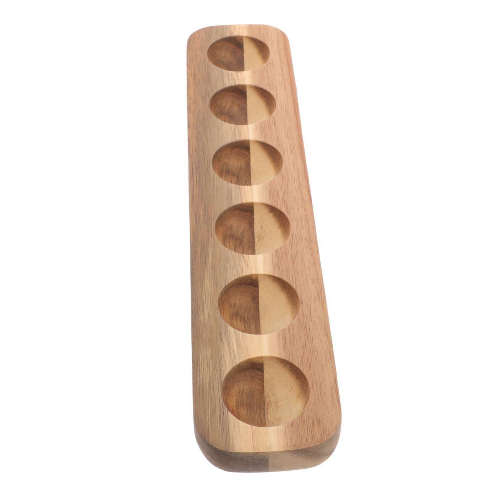 Wooden Egg Holder - Durable Egg Storage Rack for Chicken Eggs, Elegant Kitchen Design, Break-Proof Organizer, Secure Storage