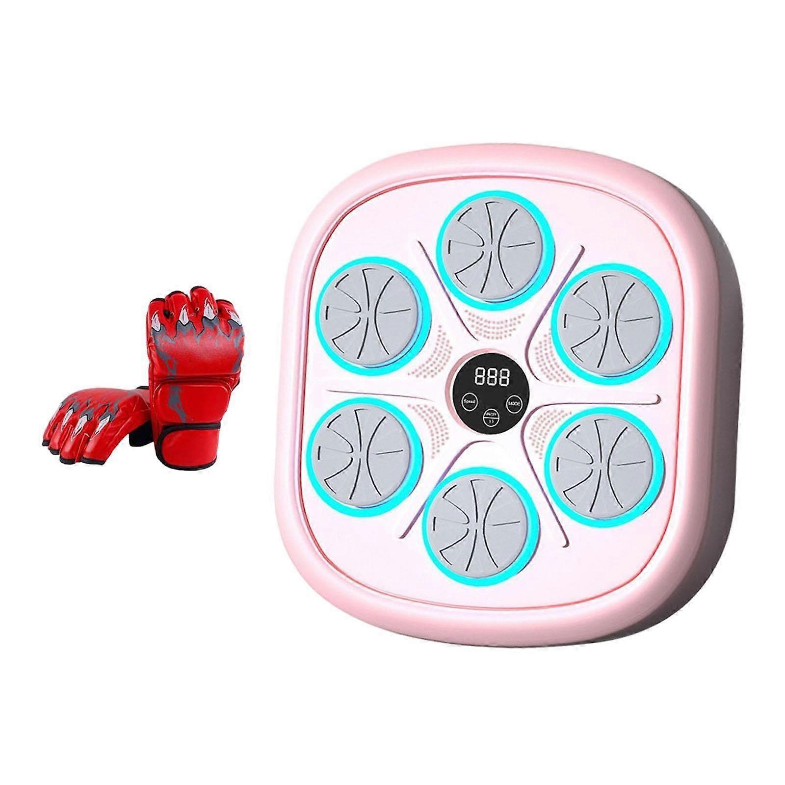 Electronic Boxing Machine Intelligent Boxing Trainer Rhythm Target Mode Speed Adjustable Music Box Target for Martial Arts