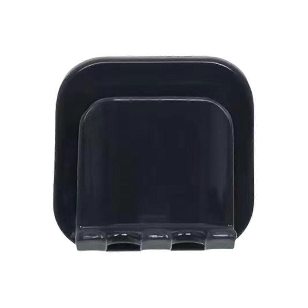 Wall-Mounted Punch Rack Toothbrush Holder for Phone Space Saving Tooth C