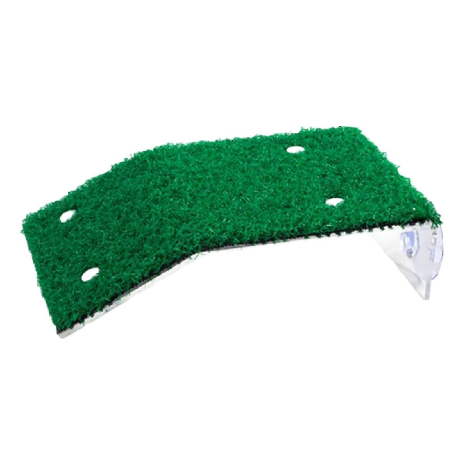 Turtle Resting Basking Artificial Grass Turtle Ramp, Tortoise Dock Climbing Ladder For Newts, 12 Cm Width