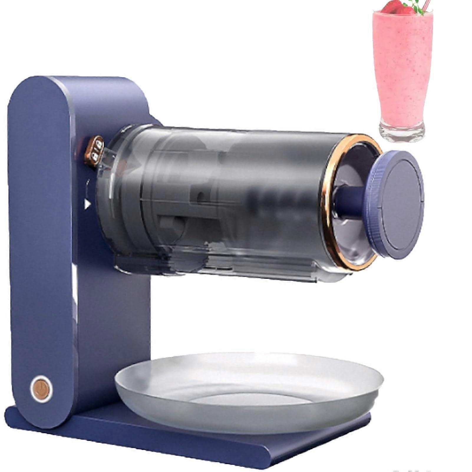 Smoothie Machine, Silent Ice Chopper, Electric Snowflake Ice Shaver, Purple