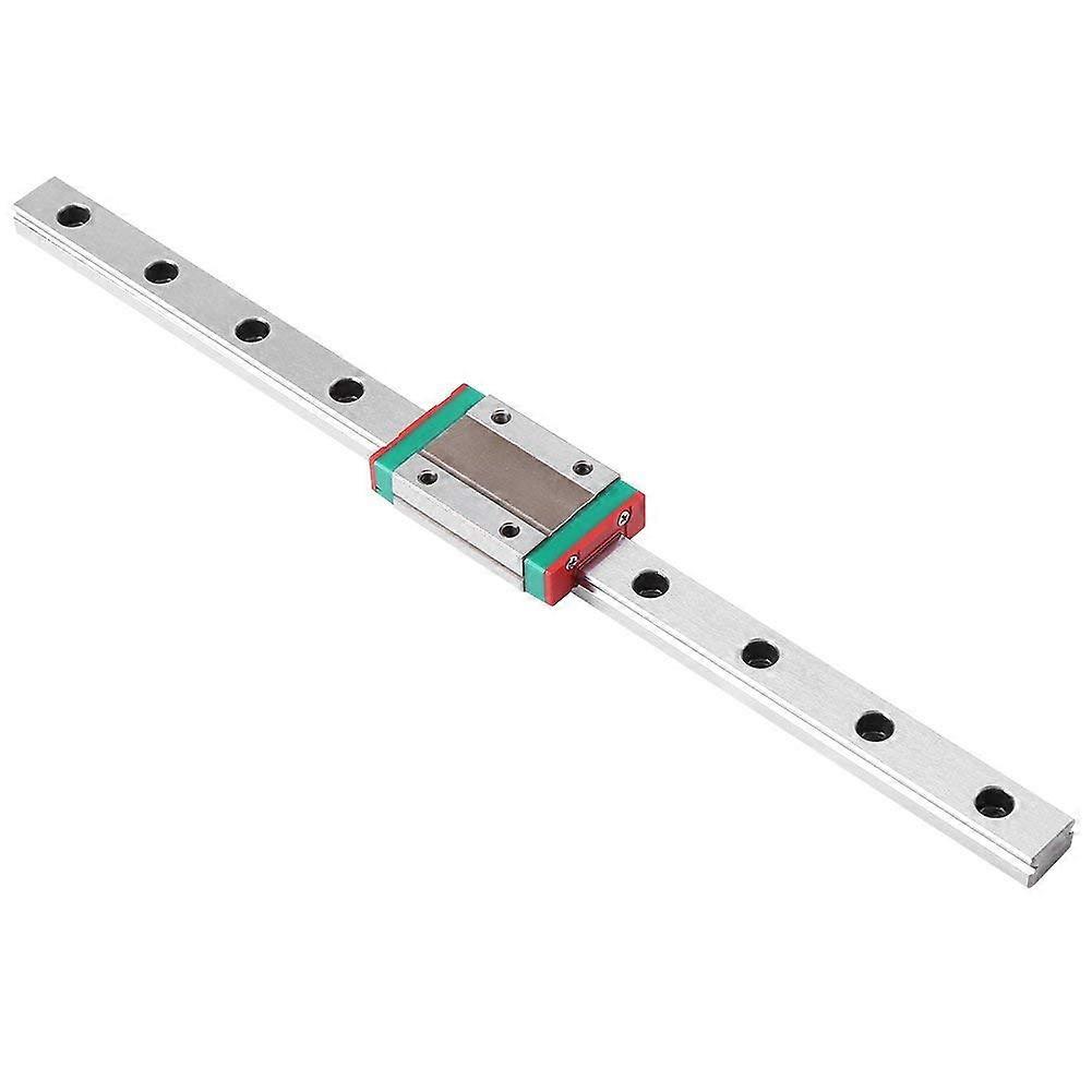 Mini  Accurate Linear Rail Guide with Professional and Technical Rail and Block Miniature Slide Rail Linear Sliding Rail Guide Block (250mm)