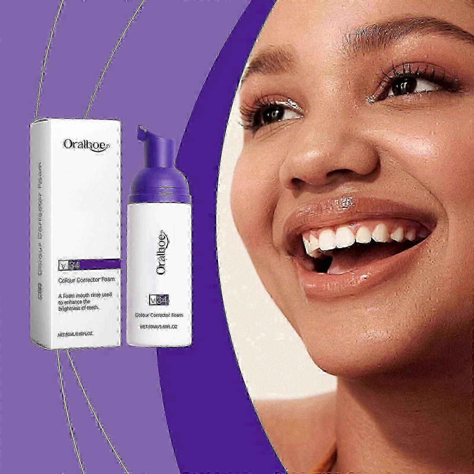 Purple Whitening Toothpaste for Sensitive Teeth - Innovative Foaming Formula for UK Smiles