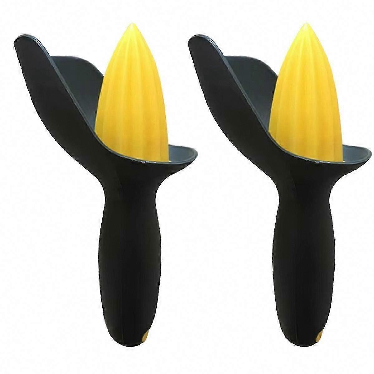 Handheld Plastic Manual Juicer for Citrus Fruits - Portable Orange Lemon Squeezer Kitchen Tool