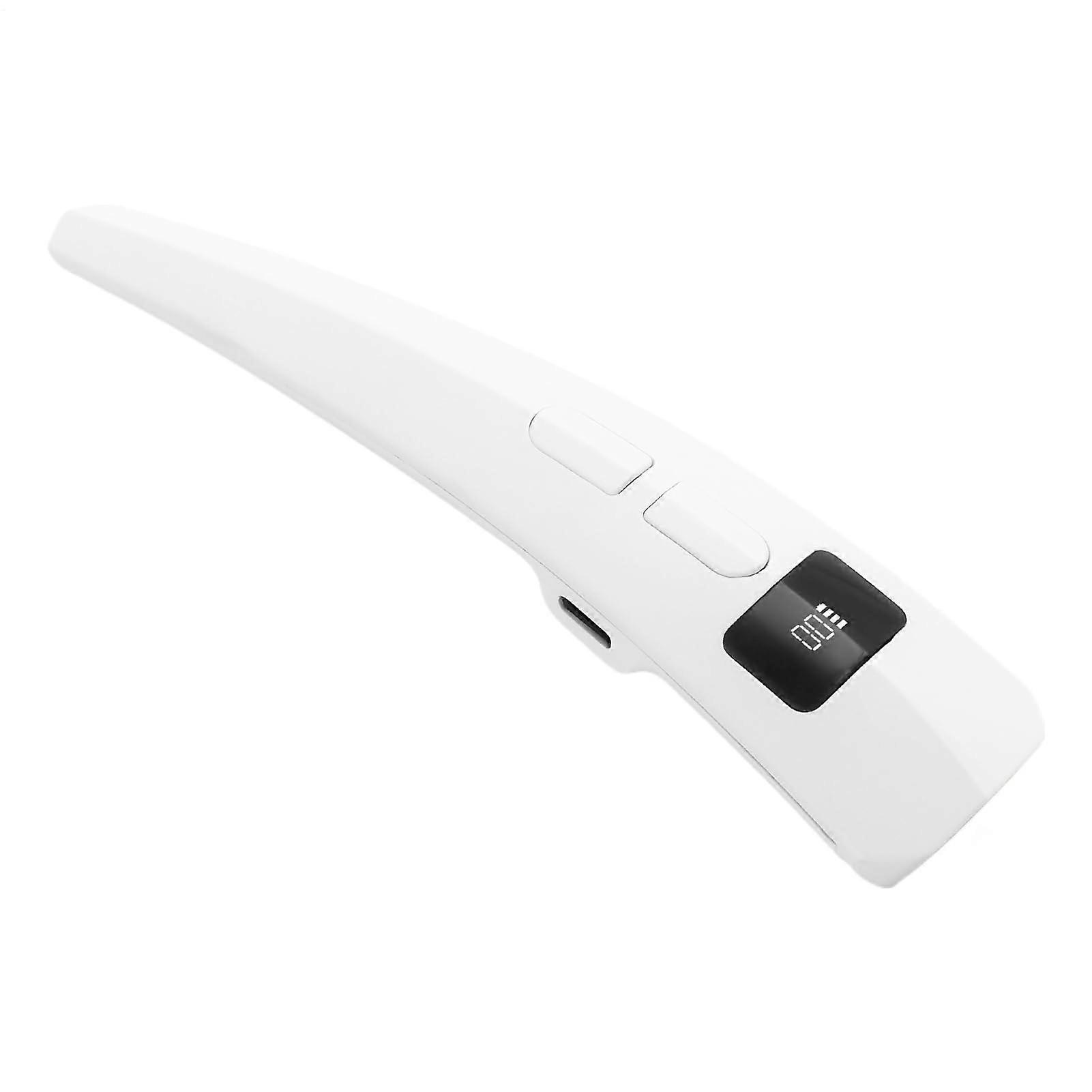 UV Light for Nails | Portable Handheld Nail Dryer with LCD Display for Manicure and Pedicure, Home and Travel Use, White