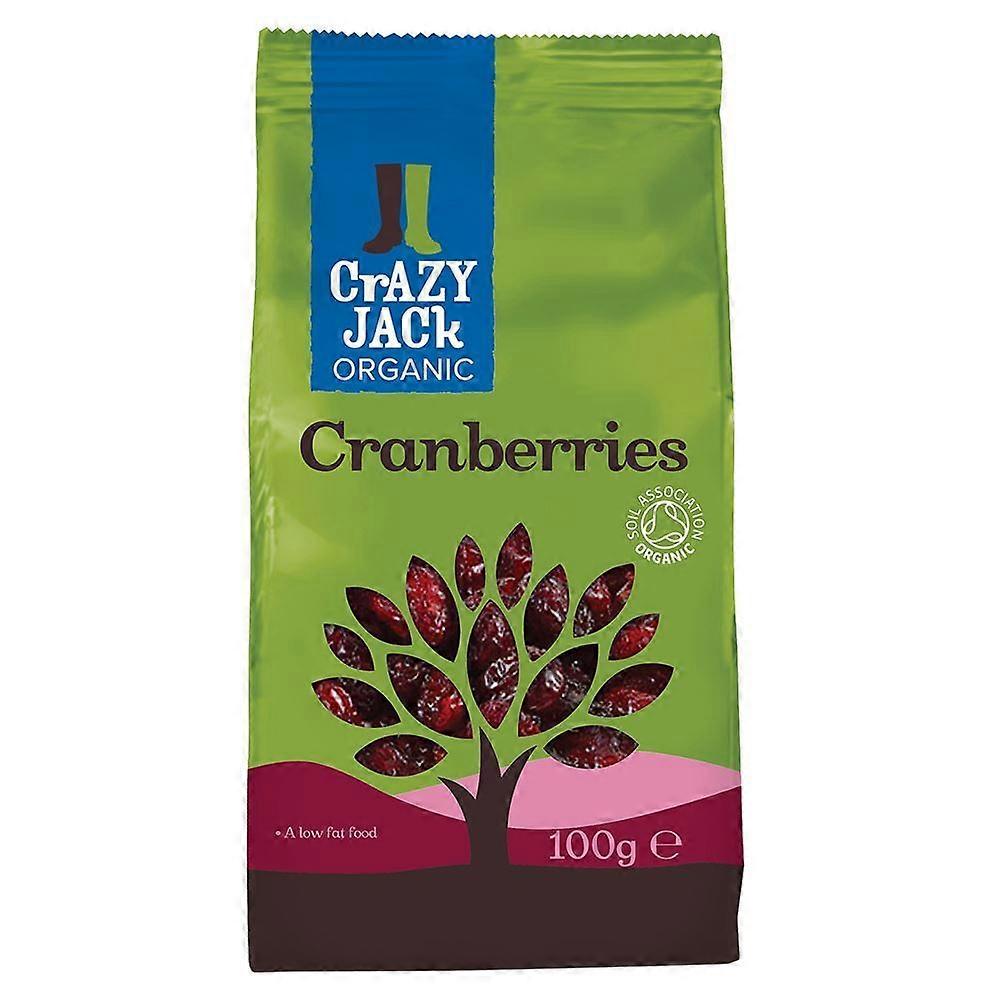 Canneberges bio Crazy Jack 100 g - Lot de 4