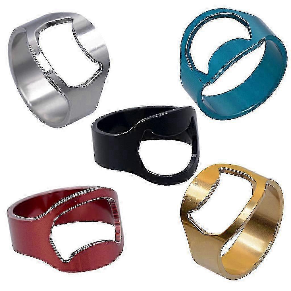 6-Piece Stainless Steel 22mm Circular Corker Set with Bottle Opener Rings for Home Brewing Beer and Wine Making Accessories