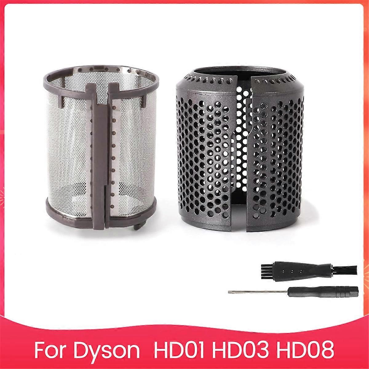 Hair Dryer Inner Filter + Outer Filter Cage Replacement for HD01 HD03 HD08 Models C