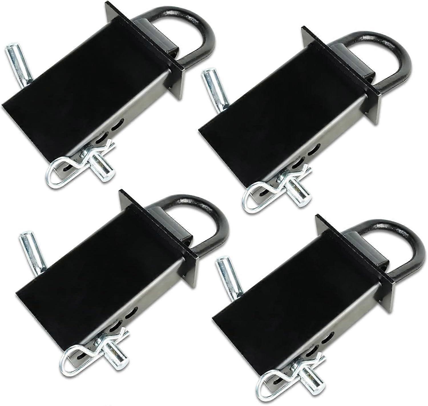 Heavy Duty Adjustable Trailer Stake Pocket D Ring, Load Limit 5400 Lbs & 4