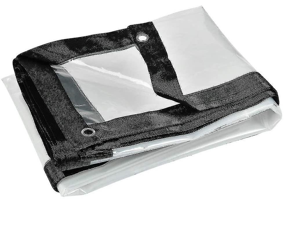 Waterproof Tarpaulin With Eyelets, Protective Tarpaulin, Transparent