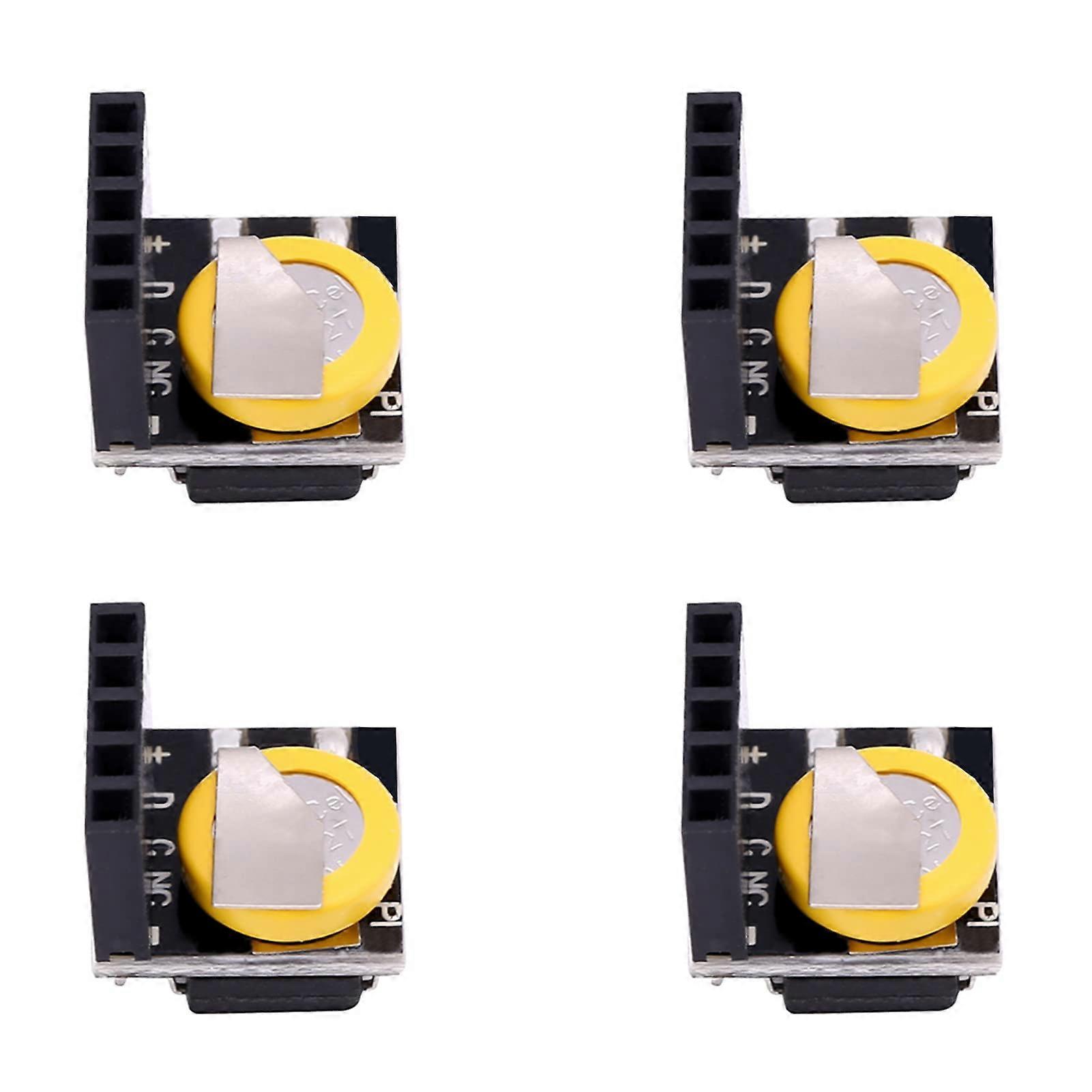 Real Time Clock Module 4-Pack, High-Precision RTC, Raspberry Pi Compatible, Battery-Powered Memory Module