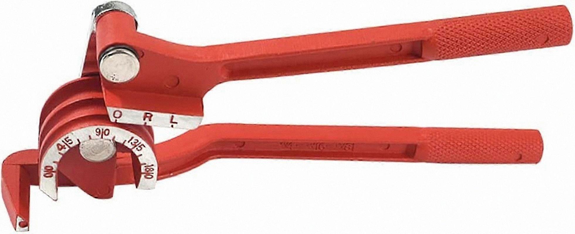 Durable 3-in-1 Stainless Steel Pipe Bender for Multiple Applications, Red, Single Unit