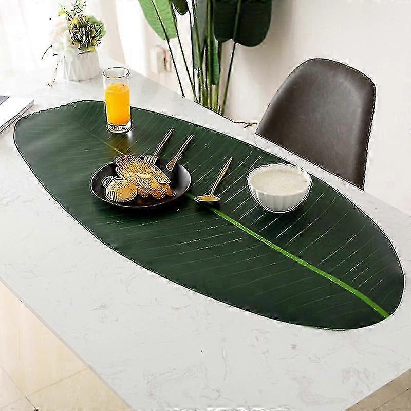 Tablecloths Oversized Leaf Table Mat Banana Mat Coaster Tablecloth ...