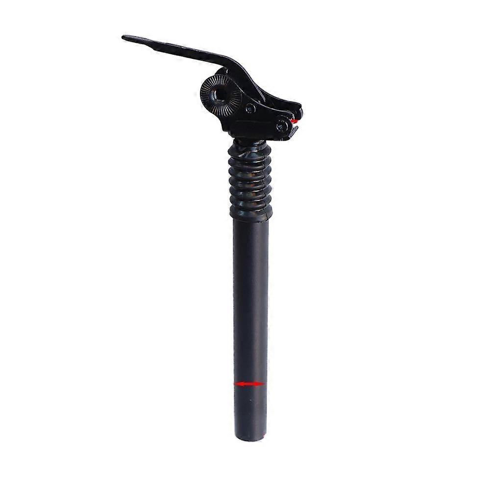 Foldable shock absorber for seat post, made of iron, suitable for various pipe diameter specifications