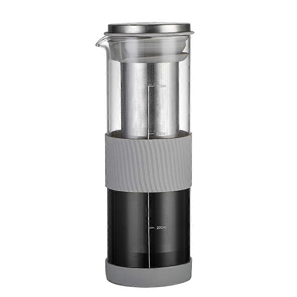 Portable Airtight Cold Brew Iced Coffee Maker Tea Infuser 800Ml Capacity Glass Carafe Pitcher