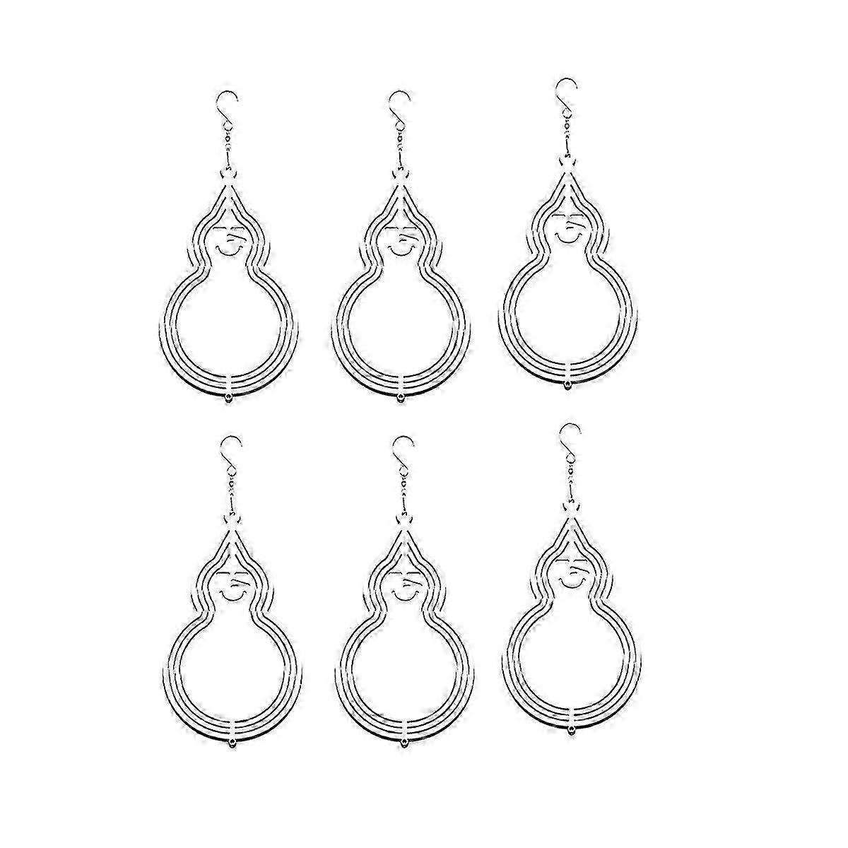 6pack 8in Sublimation Wind Spinner Blanks, Wind Spinner, Outdoor Wi...