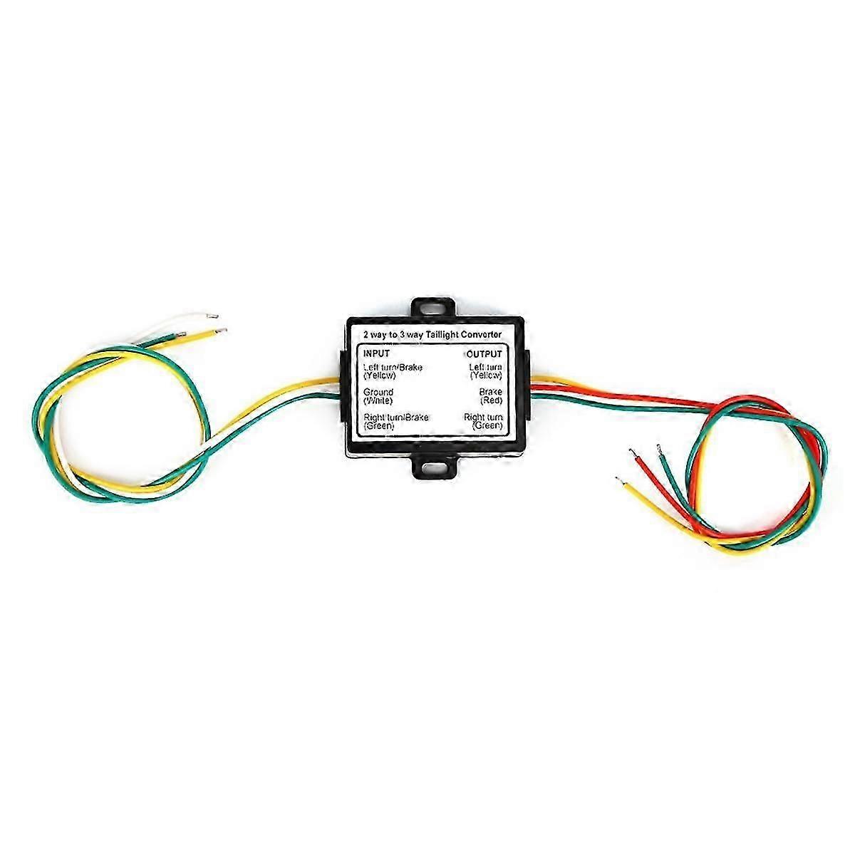 2-to-3 Wire Splice Trailer Converter System Wire Harness Adapter Us Type Conv