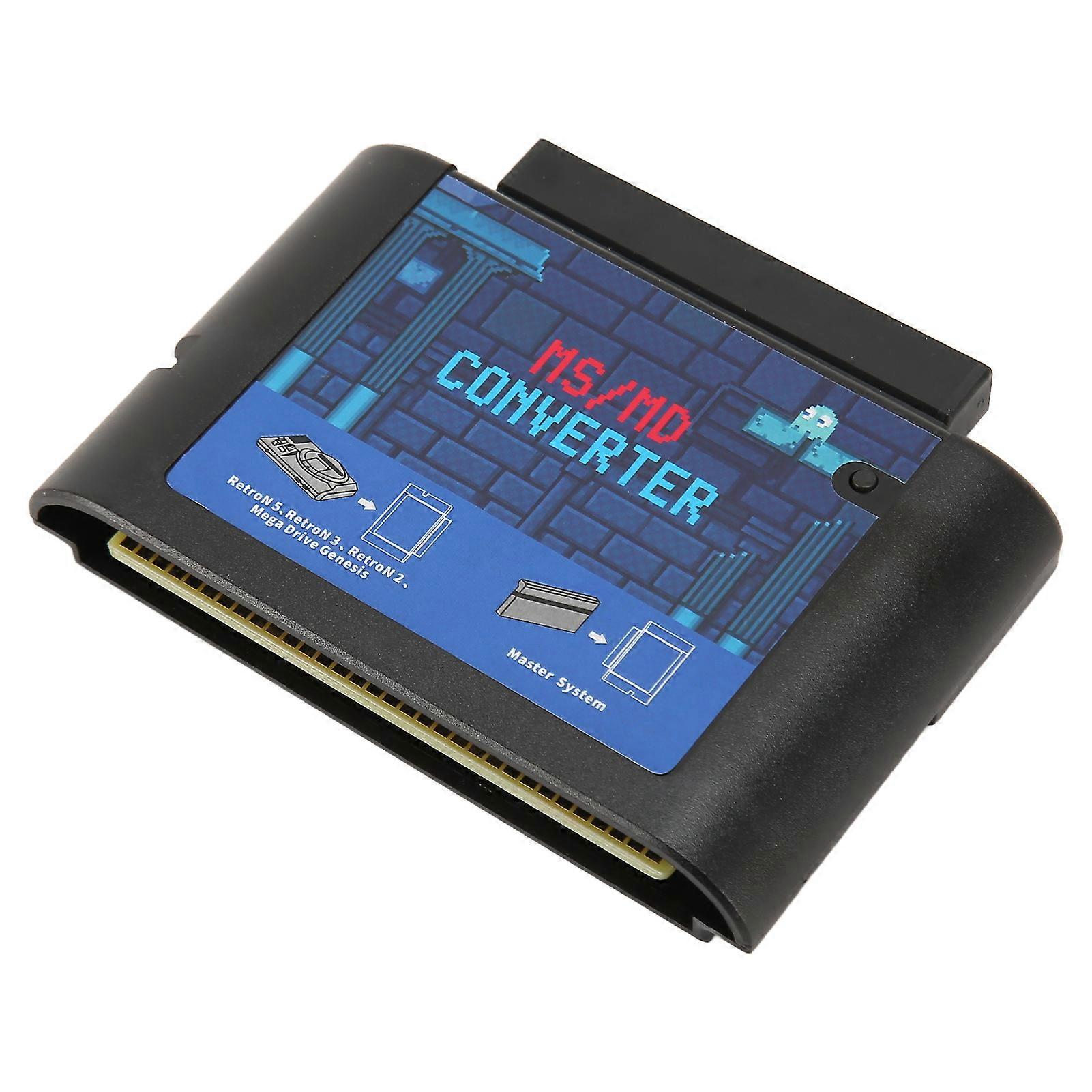 Game Burner Card Converter ABS for Master System MS to Mega Drive MD